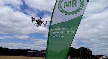 Zwischenfruchtausbringung per Drohne