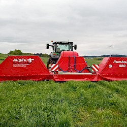 Maschinenvorführung Ampferbekämpfung